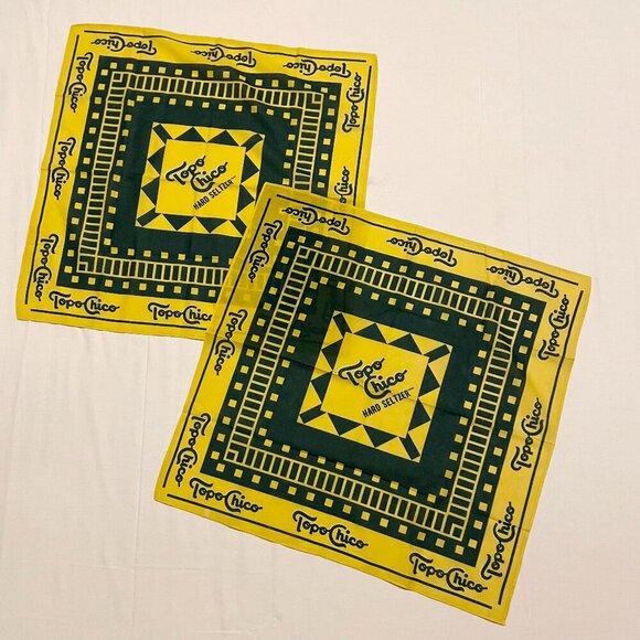 Topo Chico Hard Seltzer Scarf Handkerchief Bandana - Picture 1 of 16